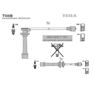 kabely zapalovací Tesla T508B