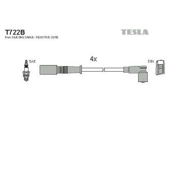 kabely zapalovací Tesla T722B