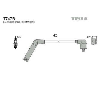 kabely zapalovací Tesla T747B